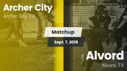 Matchup: Archer City vs. Alvord  2018