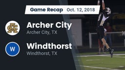 Recap: Archer City  vs. Windthorst  2018