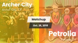Matchup: Archer City vs. Petrolia  2018