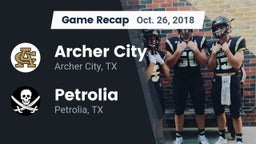 Recap: Archer City  vs. Petrolia  2018