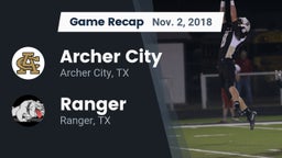 Recap: Archer City  vs. Ranger  2018
