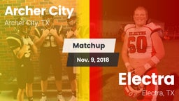 Matchup: Archer City vs. Electra  2018