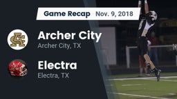 Recap: Archer City  vs. Electra  2018