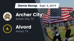 Recap: Archer City  vs. Alvord  2019