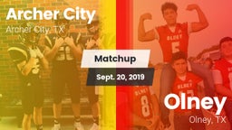 Matchup: Archer City vs. Olney  2019