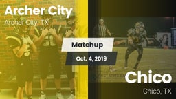 Matchup: Archer City vs. Chico  2019