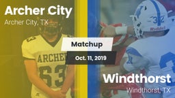 Matchup: Archer City vs. Windthorst  2019