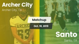Matchup: Archer City vs. Santo  2019