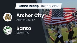 Recap: Archer City  vs. Santo  2019