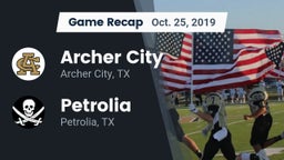 Recap: Archer City  vs. Petrolia  2019