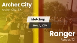 Matchup: Archer City vs. Ranger  2019