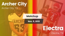 Matchup: Archer City vs. Electra  2019