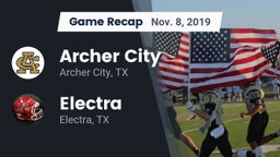 Recap: Archer City  vs. Electra  2019
