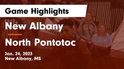 New Albany  vs North Pontotoc  Game Highlights - Jan. 24, 2023