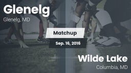 Matchup: Glenelg vs. Wilde Lake  2016