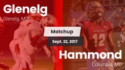 Matchup: Glenelg vs. Hammond 2017