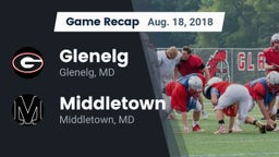 Recap: Glenelg  vs. Middletown  2018