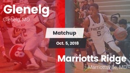 Matchup: Glenelg vs. Marriotts Ridge  2018