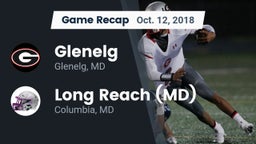 Recap: Glenelg  vs. Long Reach  (MD) 2018