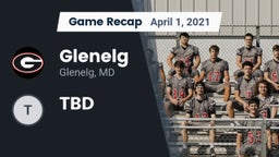 Recap: Glenelg  vs. TBD 2021