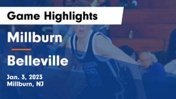 Millburn  vs Belleville  Game Highlights - Jan. 3, 2023