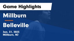 Millburn  vs Belleville  Game Highlights - Jan. 31, 2023