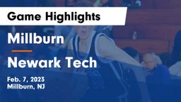 Millburn  vs Newark Tech  Game Highlights - Feb. 7, 2023