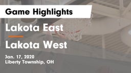 Lakota East  vs Lakota West  Game Highlights - Jan. 17, 2020
