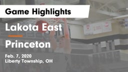Lakota East  vs Princeton  Game Highlights - Feb. 7, 2020