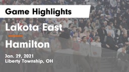 Lakota East  vs Hamilton  Game Highlights - Jan. 29, 2021