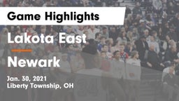 Lakota East  vs Newark  Game Highlights - Jan. 30, 2021