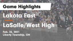 Lakota East  vs LaSalle/West High Game Highlights - Feb. 26, 2021