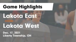 Lakota East  vs Lakota West  Game Highlights - Dec. 17, 2021