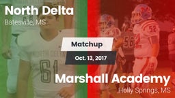 Matchup: North Delta vs. Marshall Academy  2017