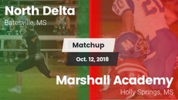 Matchup: North Delta vs. Marshall Academy  2018