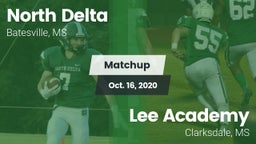 Matchup: North Delta vs. Lee Academy  2020