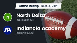 Recap: North Delta  vs. Indianola Academy  2020