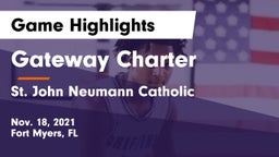 Gateway Charter  vs St. John Neumann Catholic  Game Highlights - Nov. 18, 2021