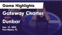 Gateway Charter  vs Dunbar  Game Highlights - Jan. 19, 2022