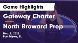 Gateway Charter  vs North Broward Prep  Game Highlights - Dec. 9, 2023