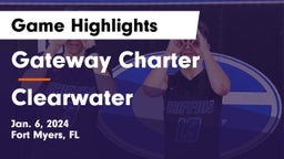 Gateway Charter  vs Clearwater  Game Highlights - Jan. 6, 2024