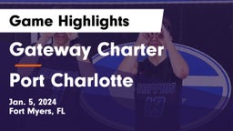 Gateway Charter  vs Port Charlotte   Game Highlights - Jan. 5, 2024