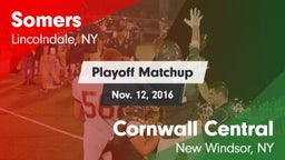 Matchup: Somers vs. Cornwall Central  2016