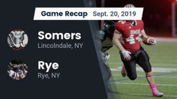 Recap: Somers  vs. Rye  2019