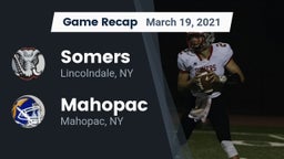 Recap: Somers  vs. Mahopac  2021