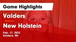 Valders  vs New Holstein  Game Highlights - Feb. 17, 2022