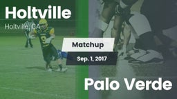 Matchup: Holtville vs. Palo Verde 2017