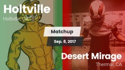 Matchup: Holtville vs. Desert Mirage  2017