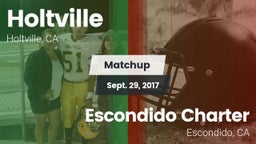 Matchup: Holtville vs. Escondido Charter  2017