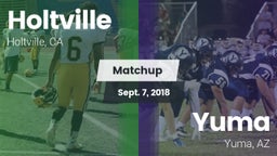 Matchup: Holtville vs. Yuma  2018